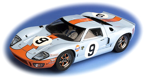SCALEXTRIC Ford GT 40 # 9 Gulf Limited